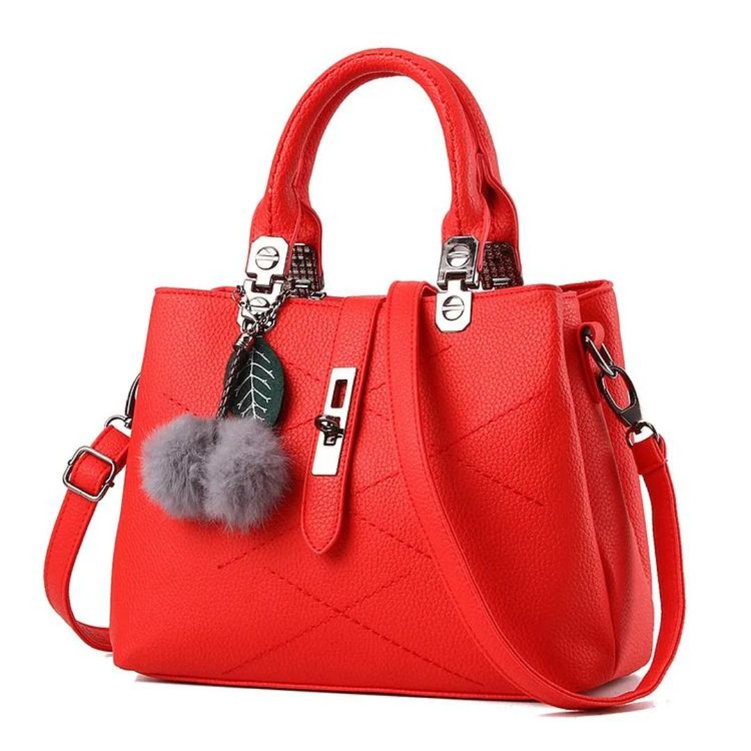 Ladies Fashionable Leather Handbag Spacious