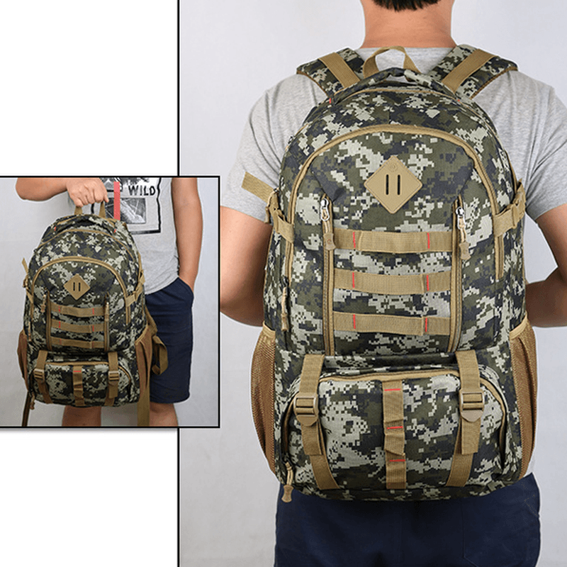 Trail Titan Camouflage Outdoor Backpack Durable and Versatile Pack Ready 50L Capacity