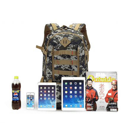 Trail Titan Camouflage Outdoor Backpack Durable and Versatile Pack Ready 50L Capacity