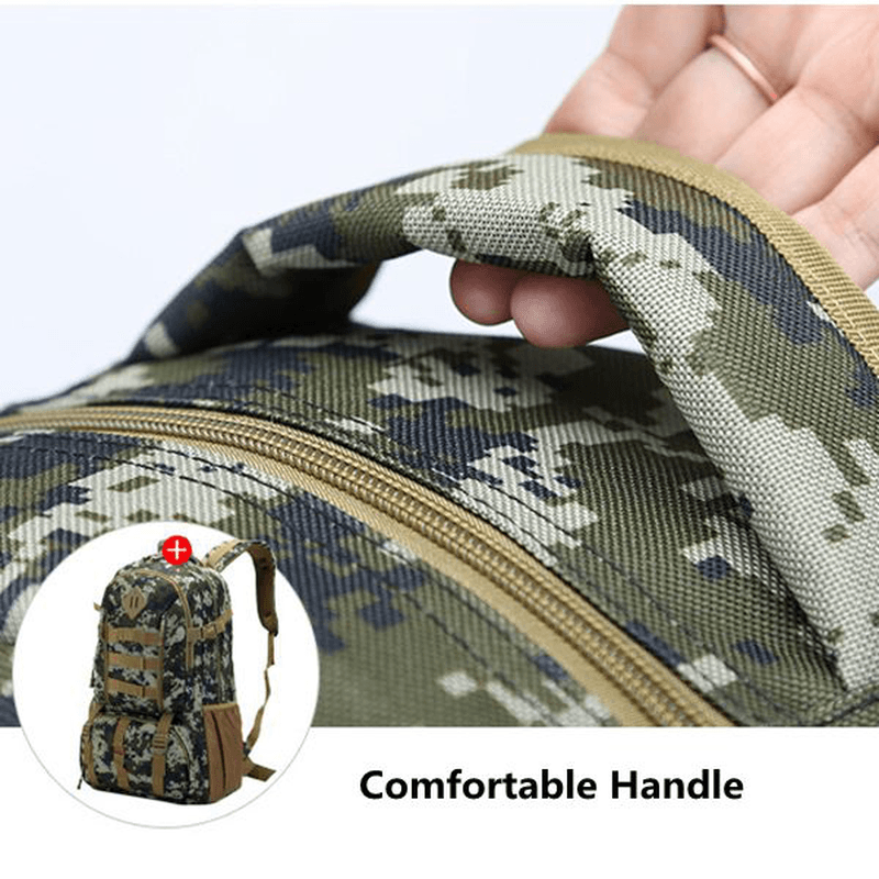 Trail Titan Camouflage Outdoor Backpack Durable and Versatile Pack Ready 50L Capacity