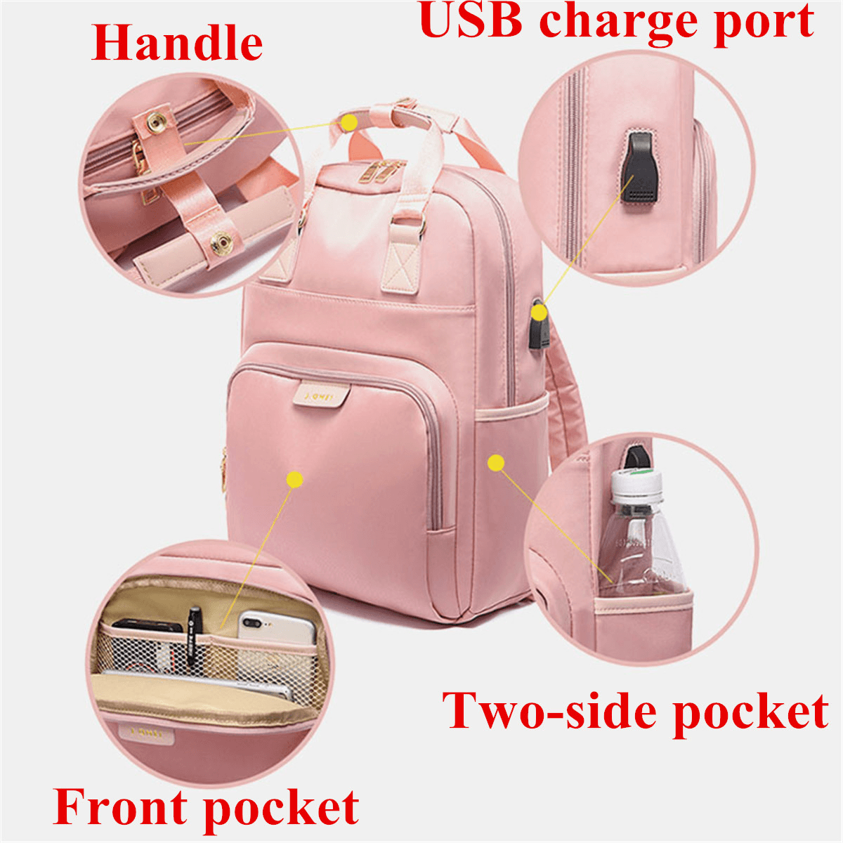 Premium Waterproof Backpack for Women Pack Ready Fashion & Versatility  Spacious