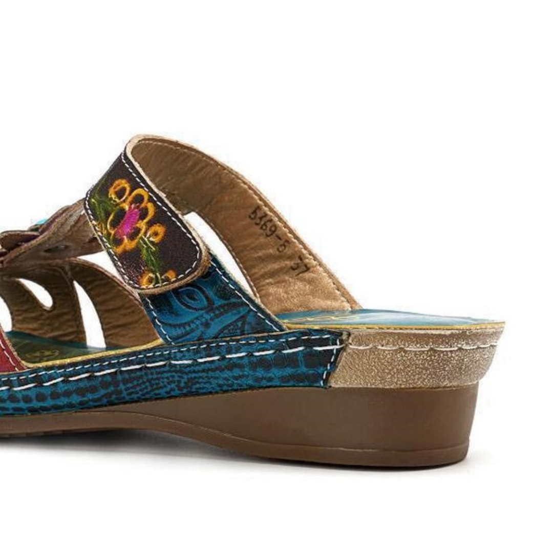 Stylish Blossom Espadrille Sandals For Summer