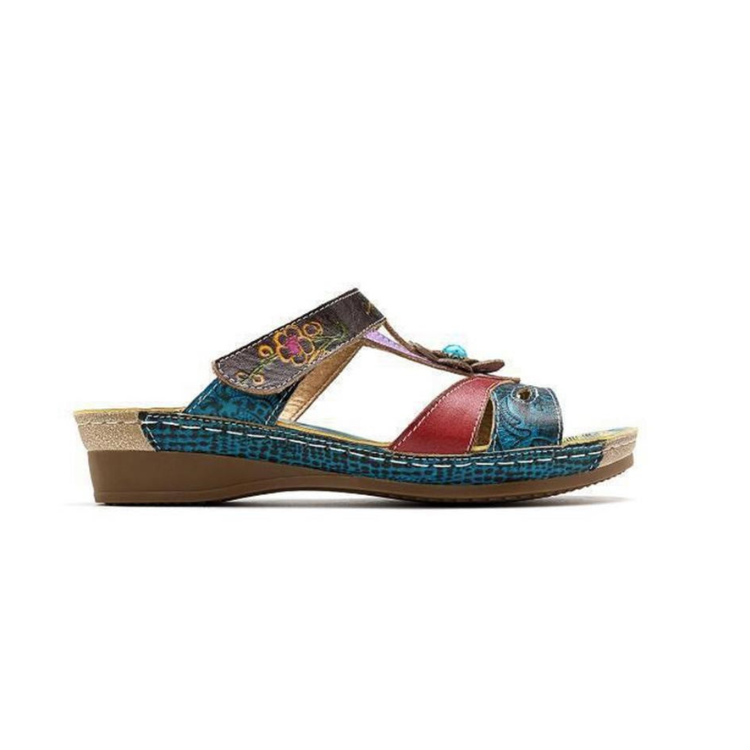 Stylish Blossom Espadrille Sandals For Summer