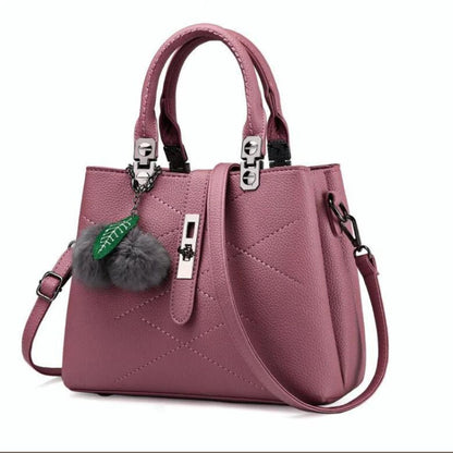 Ladies Fashionable Leather Handbag Spacious