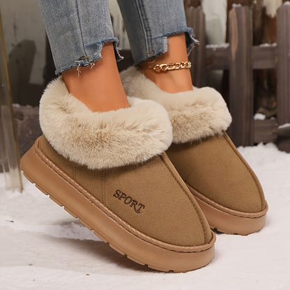 Women's Faux Fur Non-Slip Slippers