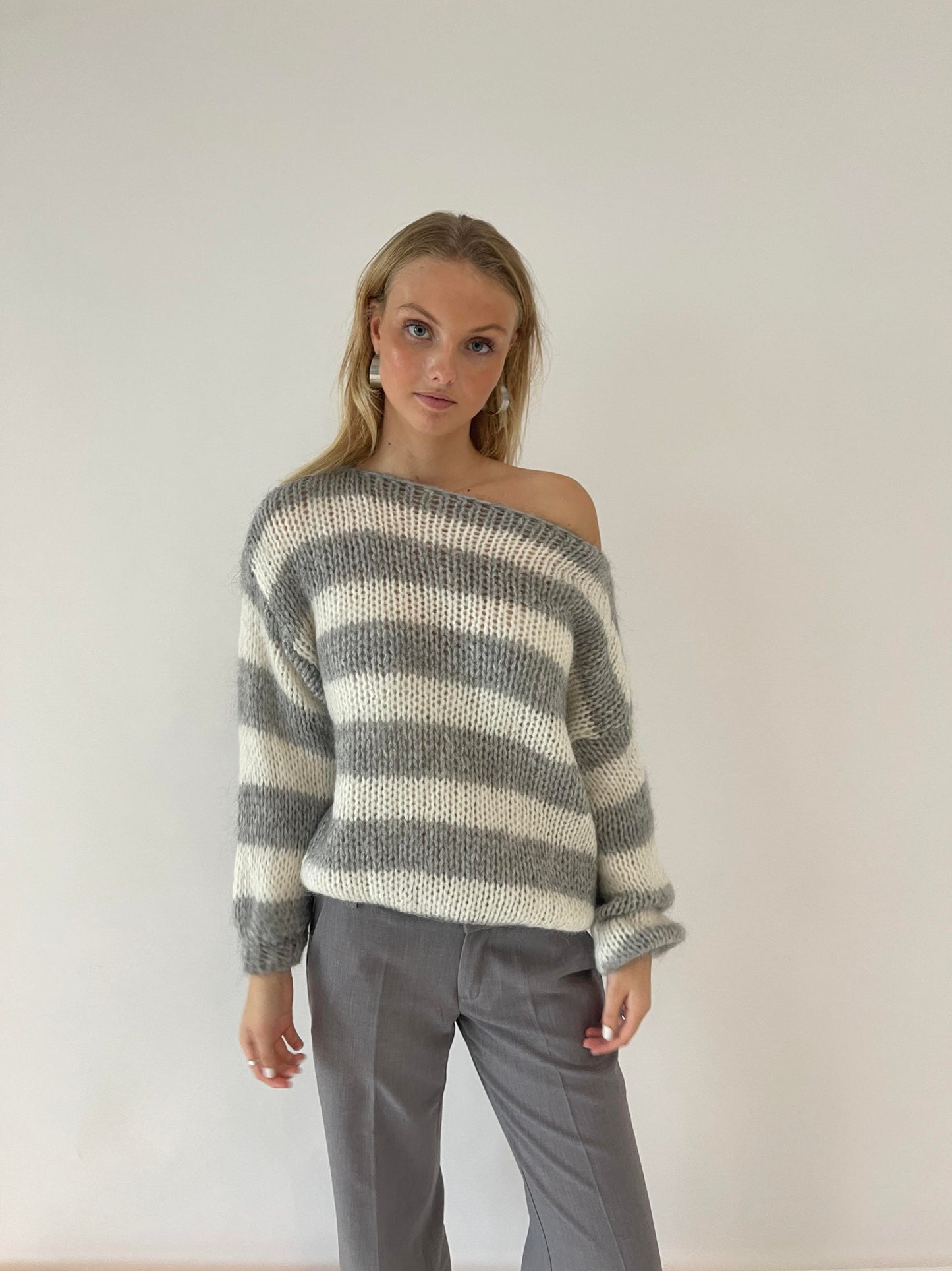 Women's Classic Stripe Knit Sweater