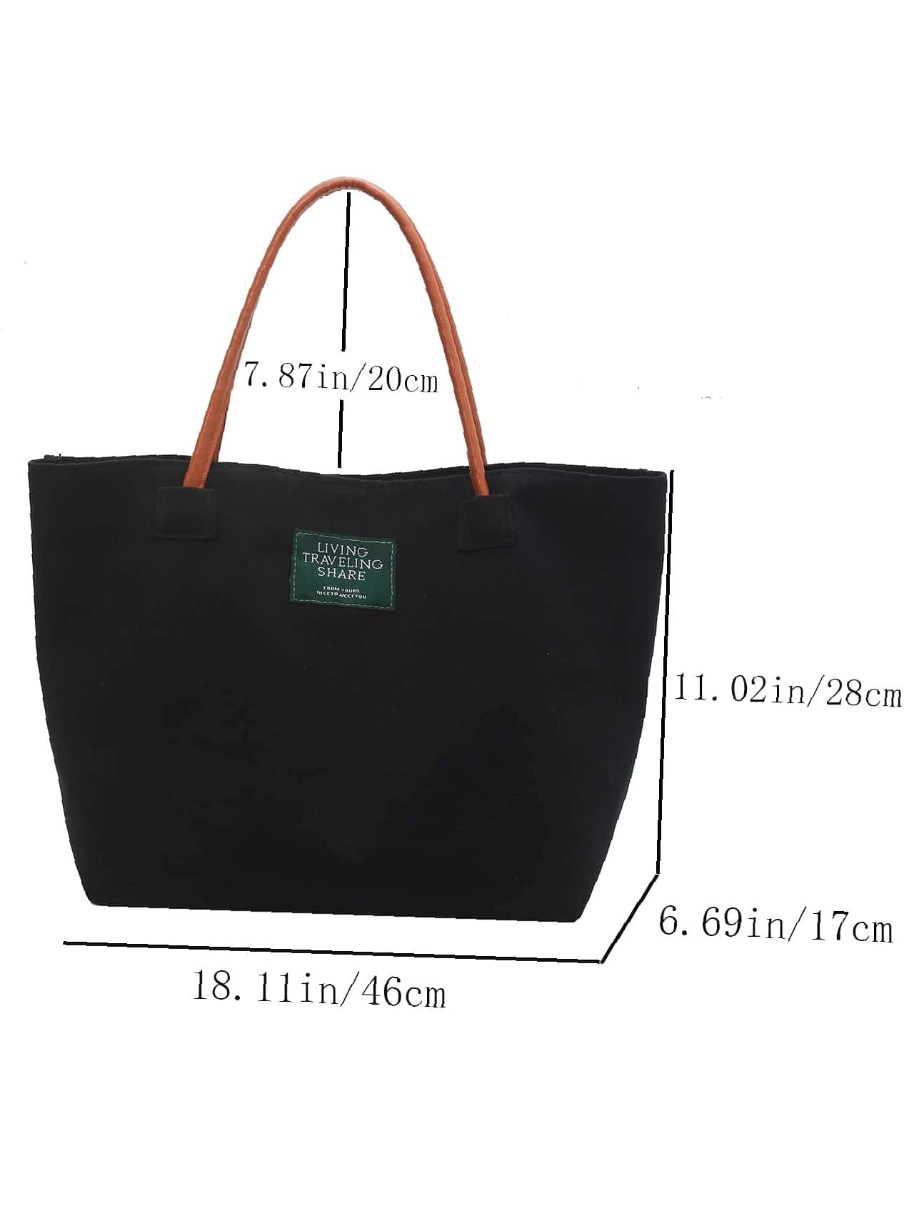 Ladies Stylish Canvas Large Tote Bag