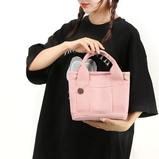 Stylish Canvas Large Capacity Ladies Handbag