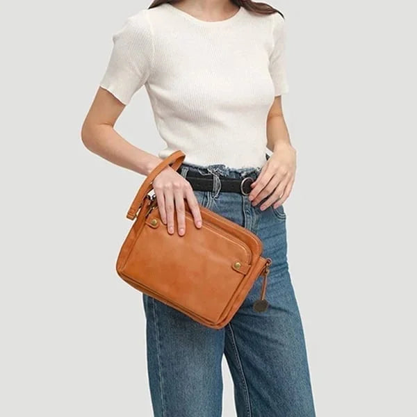 Classic Ladies Leather Crossbody HandBag