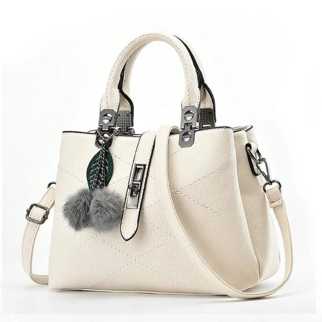 Ladies Fashionable Leather Handbag Spacious