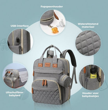 DiaperEase Backpack Multifunctional Diaper Bag