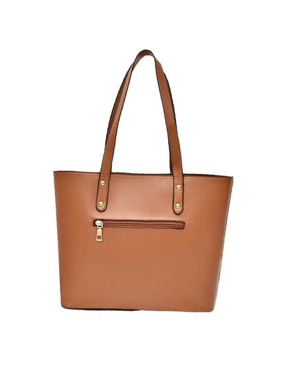 Brown Tote Bag Set For Women