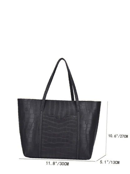 Exclusive Crocodile Ladies Tote Bag Set