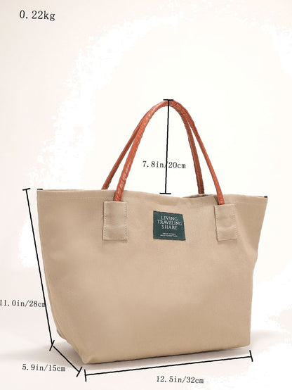 Ladies Stylish Canvas Large Tote Bag