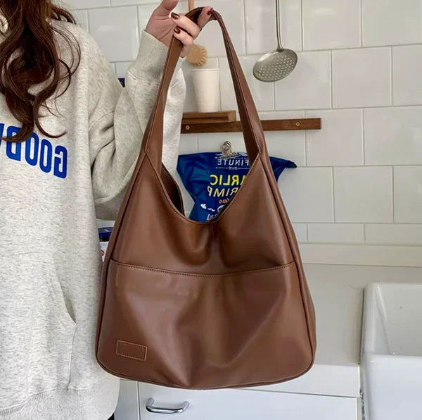 Maya Leather Shoulder Bag