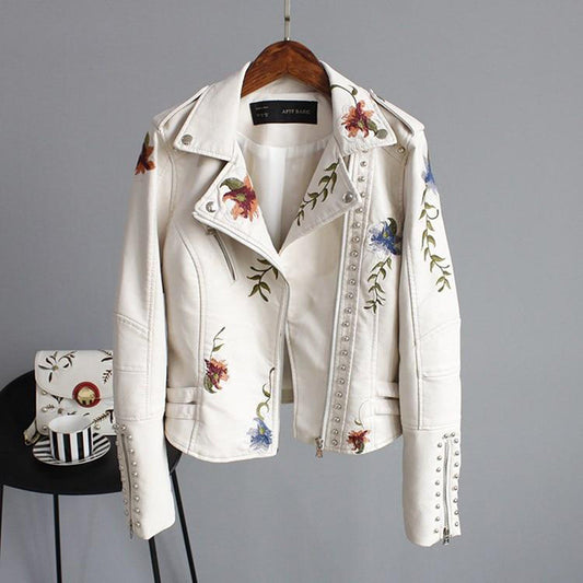 Women's Elegant Floral Embroidered Jacket