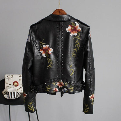 Women's Elegant Floral Embroidered Jacket