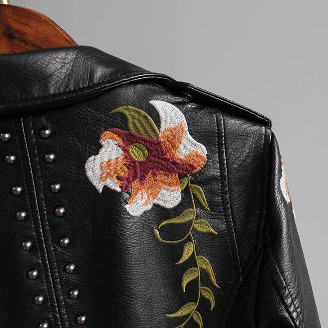 Women's Elegant Floral Embroidered Jacket