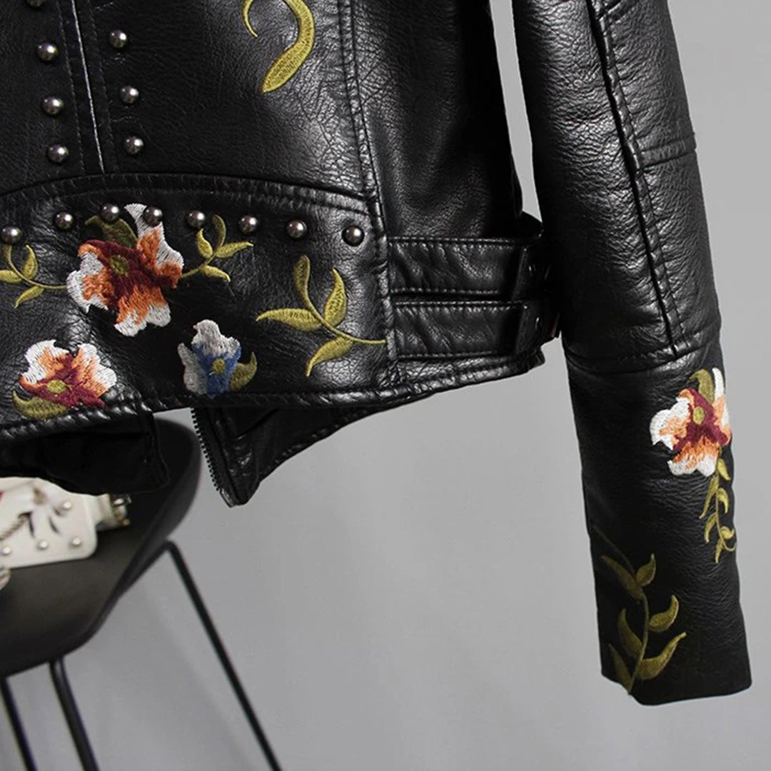 Women's Elegant Floral Embroidered Jacket