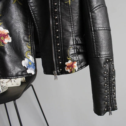 Women's Elegant Floral Embroidered Jacket