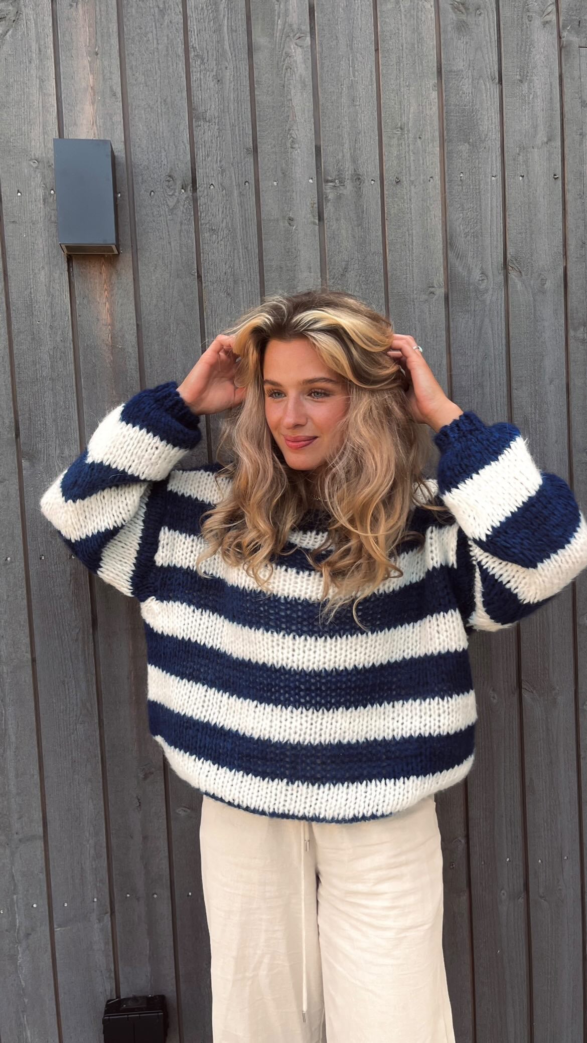 Women's Classic Stripe Knit Sweater