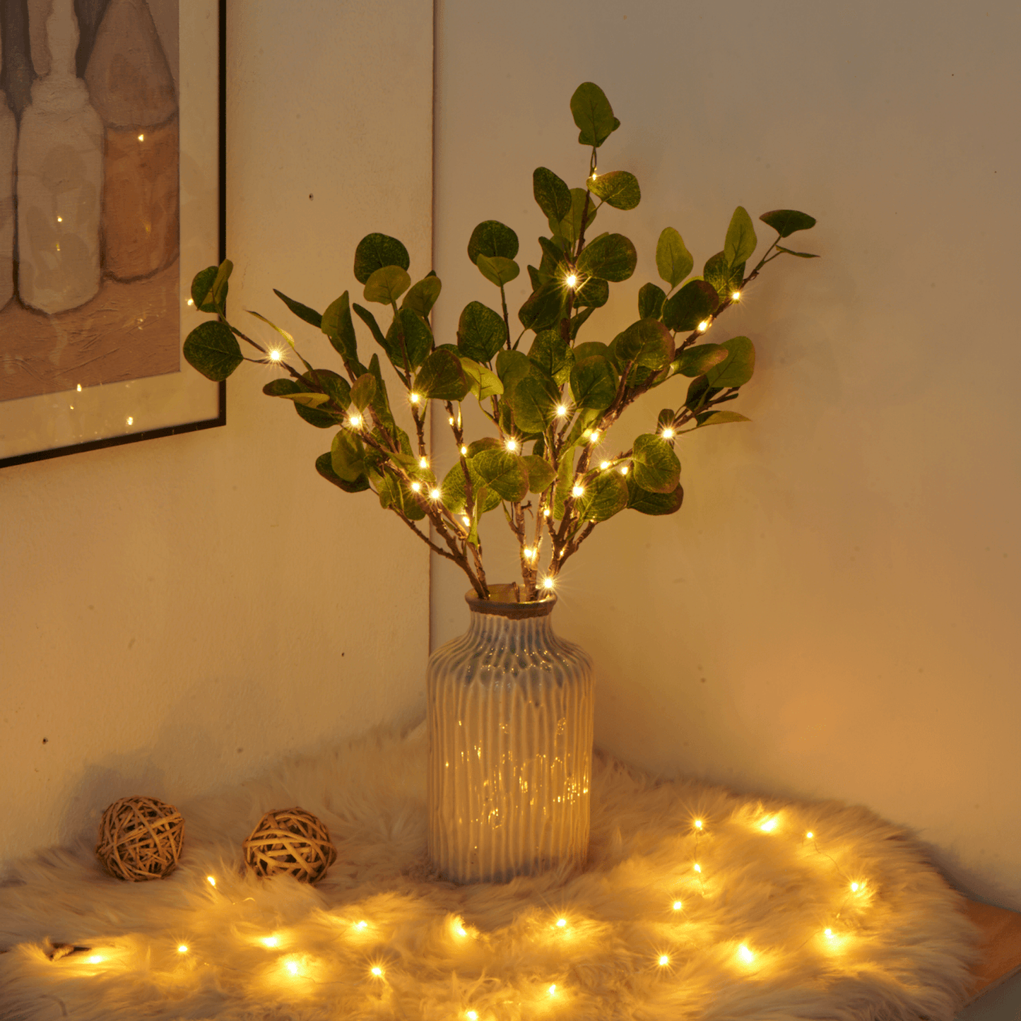 Warm LED Decorative Lighted Branches