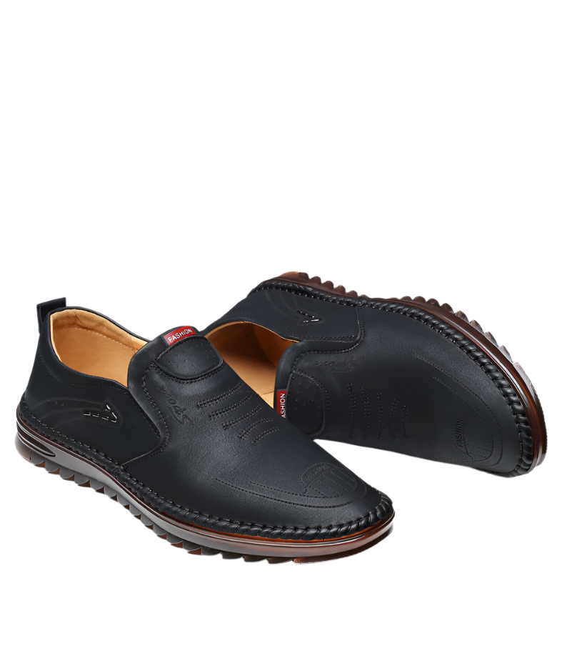 Elegant Breathable Leather Men's Moccasins