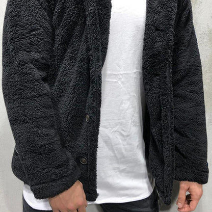 Luxe Sherpa Fleece Button-down Vest