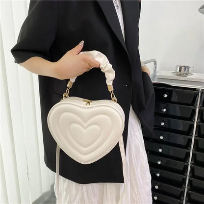 Ladies Heart shaped Compact Handbag