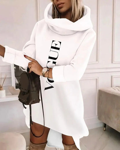 Women's Comfortable Cozy Hoodie Dress