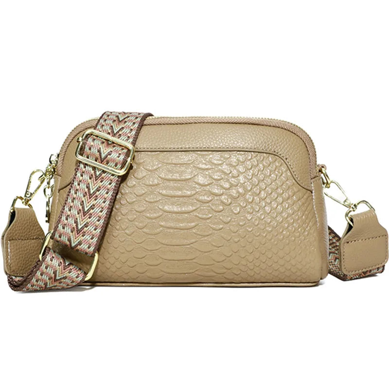 Quality Crossbody Crocodile Pattern Ladies Bag