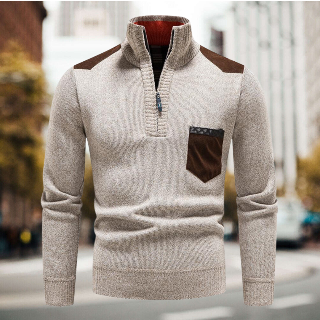 Timeless Luxe Wool Men's Sweater