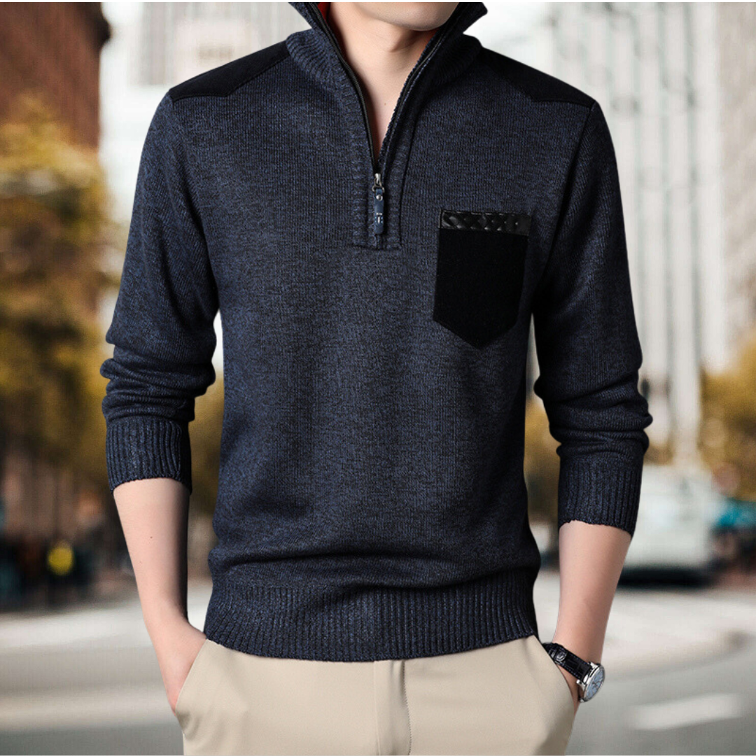 Timeless Luxe Wool Men's Sweater