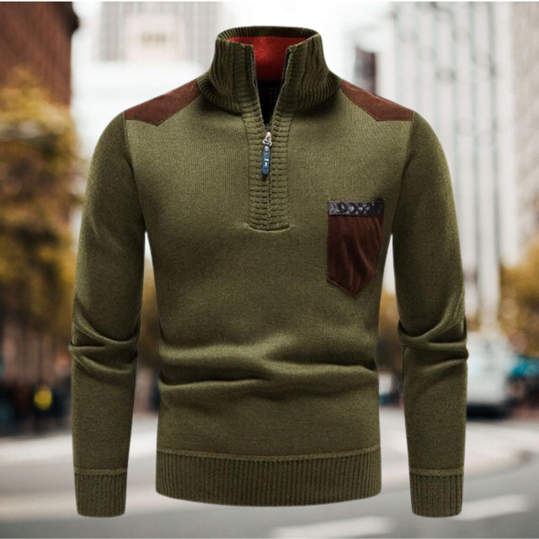 Timeless Luxe Wool Men's Sweater