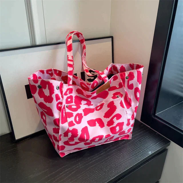 Stylish Leopard Print Porter Ladies Handbag