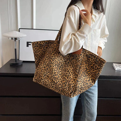 Stylish Leopard Print Porter Ladies Handbag