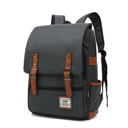 Vintage Laptop Backpack Canvas for Travel and Daily 14 and 16 Inches