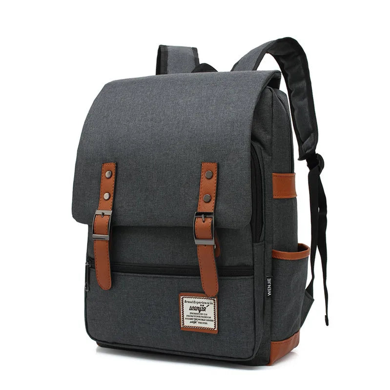 Vintage Laptop Backpack Canvas for Travel and Daily 14 and 16 Inches