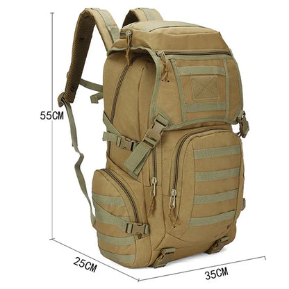 Military Tactical Backpack 3 Days Assault Pack Outdoor Sport Hunting Pack Ready 50L Large