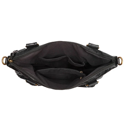 Classic Vintage Leather Shoulder Bag