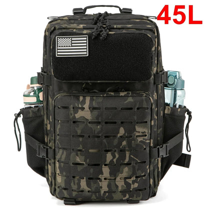 Unisex Elite Tactical Backpack Outdoor Adventures Survival Pack Ready 25L and 45L Sizes