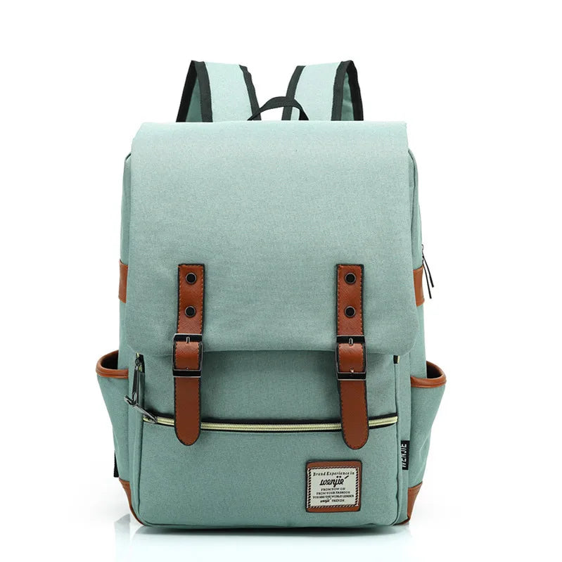 Vintage Laptop Backpack Canvas for Travel and Daily 14 and 16 Inches