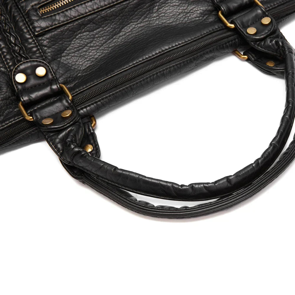 Classic Vintage Leather Shoulder Bag