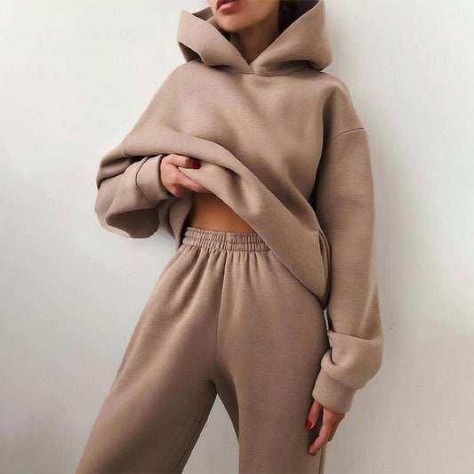 Cozy Lounge Jogging Set Oversized Comfort for Women