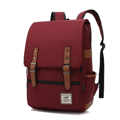 Vintage Laptop Backpack Canvas for Travel and Daily 14 and 16 Inches