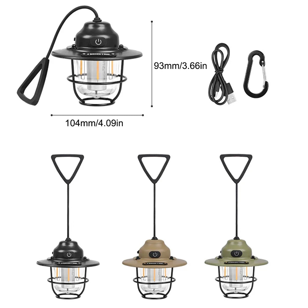 Retro Led Camping Lantern