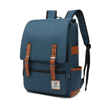 Vintage Laptop Backpack Canvas for Travel and Daily 14 and 16 Inches