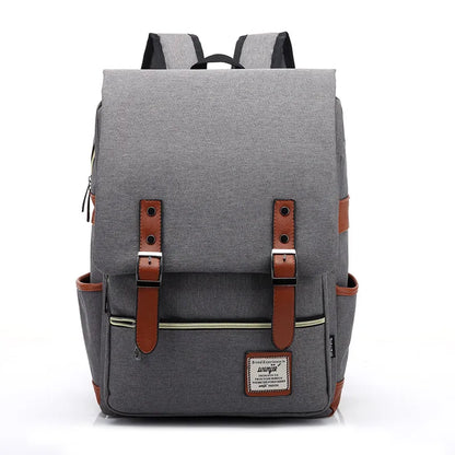 Vintage Laptop Backpack Canvas for Travel and Daily 14 and 16 Inches