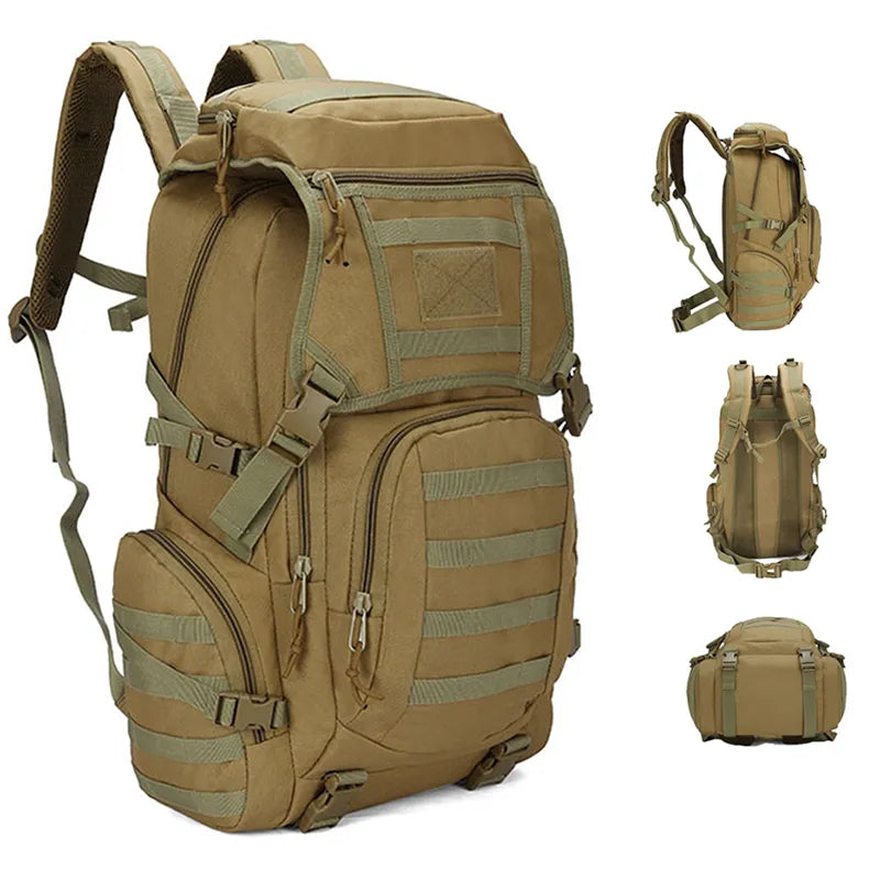 Military Tactical Backpack 3 Days Assault Pack Outdoor Sport Hunting Pack Ready 50L Large