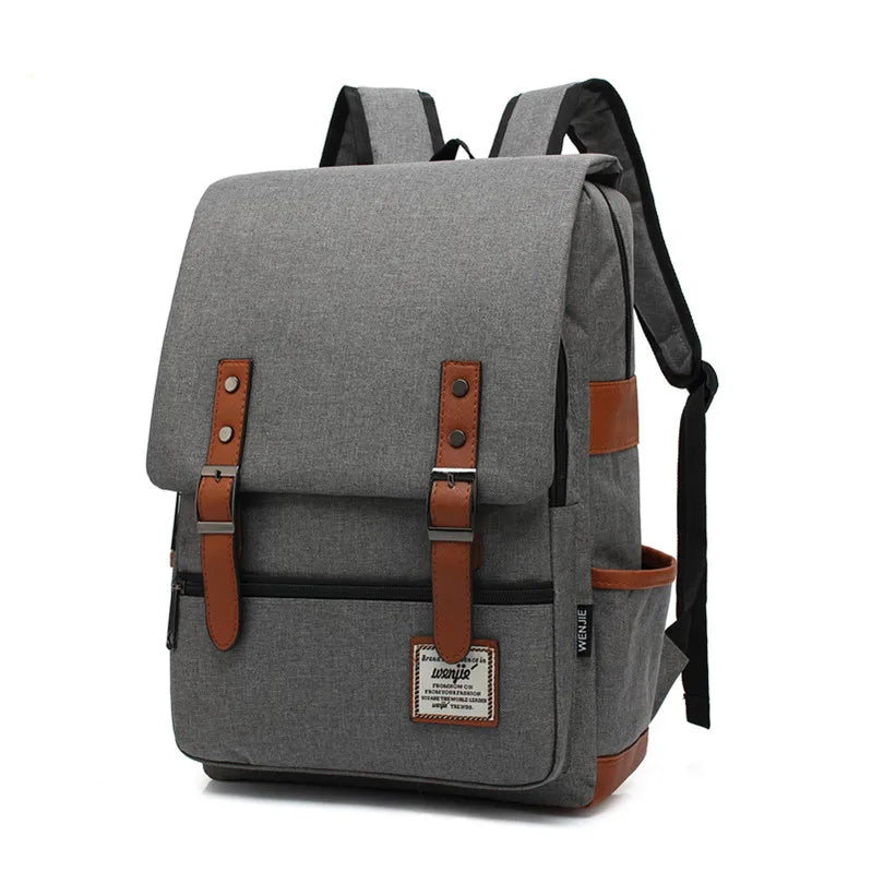 Vintage Laptop Backpack Canvas for Travel and Daily 14 and 16 Inches